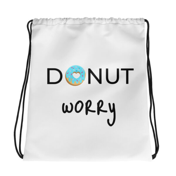 Kordelzugbeutel “Donut worry”