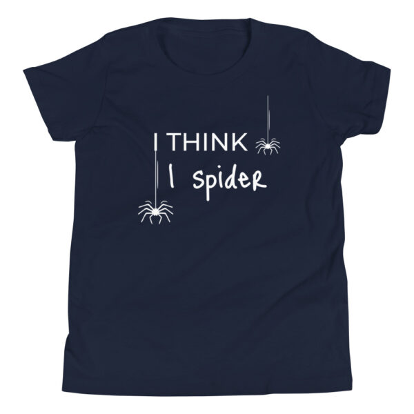 Kinder-T-Shirt “I think I spider”